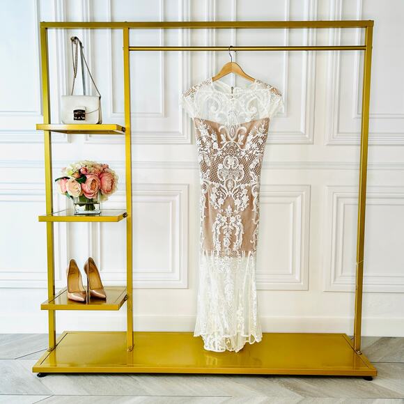 Bronx and Banco Bohemian Summer Dress in White NWT Size M - Picture 4 of 10